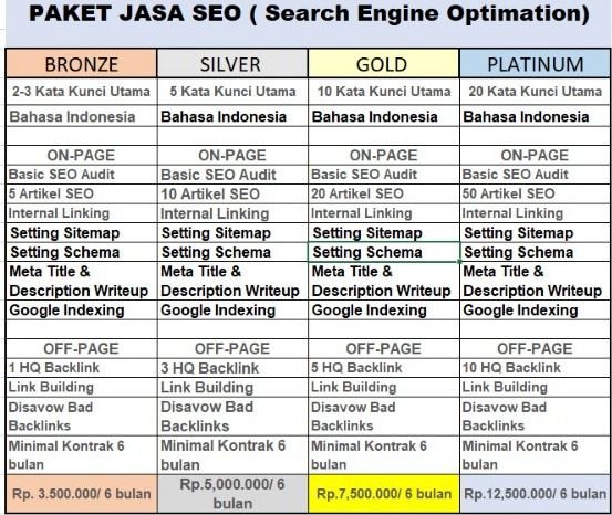 PAKET JASA SEO